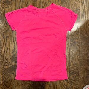 ATHLETA -Vibrant Pink Athletic T-Shirt